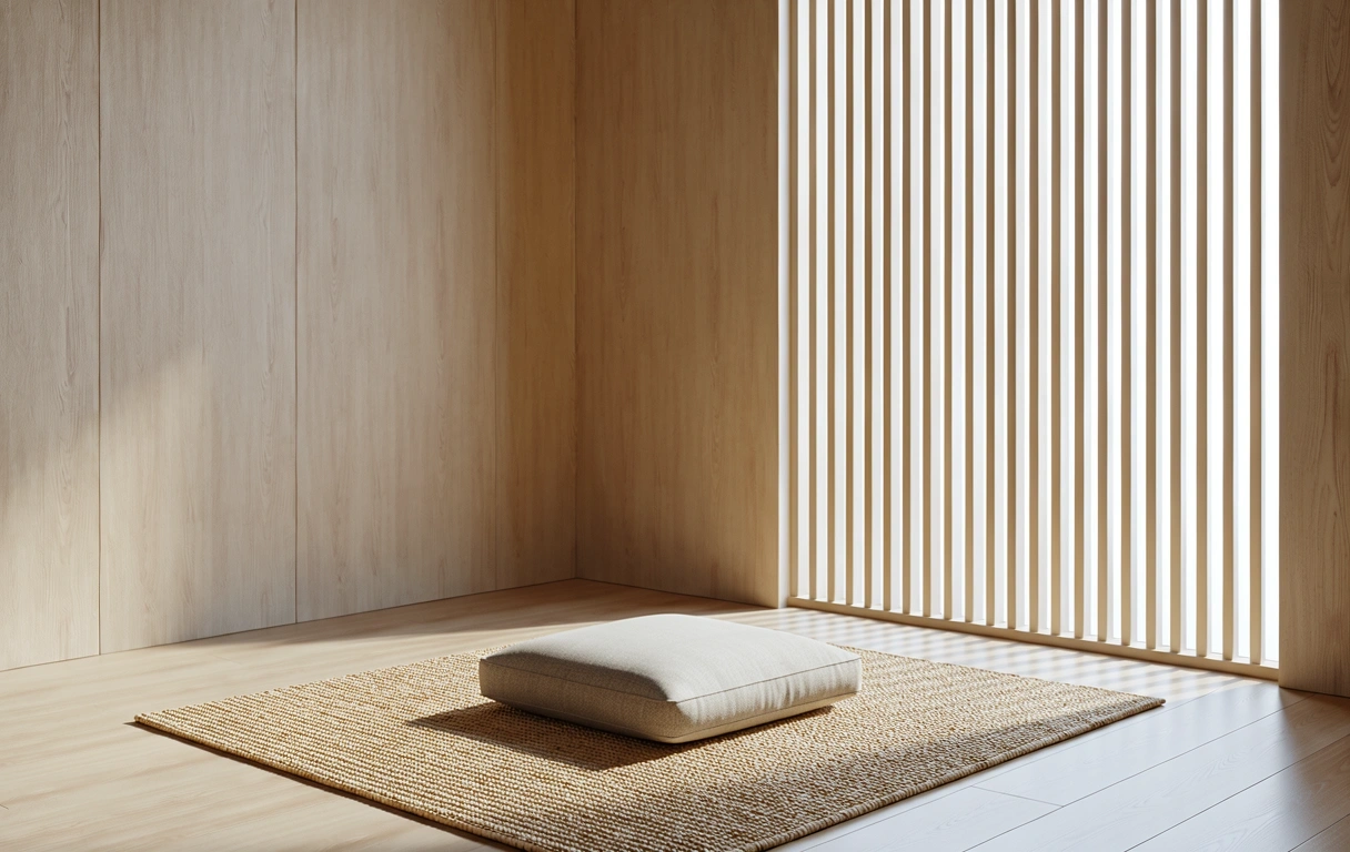 บรรยากาศการฝึกสมาธิ